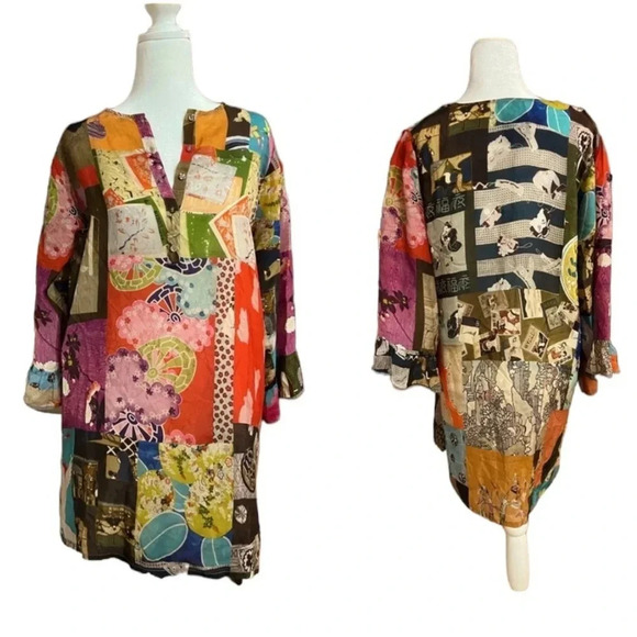 Johnny was Vera tunic multicolor M/L(Runs large) - Picture 3 of 13